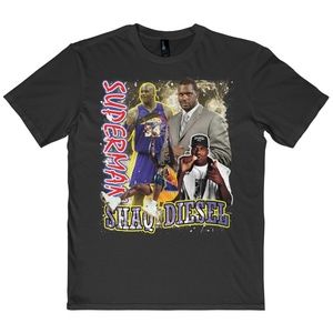 Vintage Style Shaq Diesel Basketball Tee